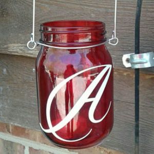 Custom hanging mason jars